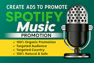 create ads to promote your spotify music