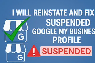reinstate and fix suspended google my business profile suspension verification