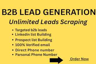 do b2b lead generation for targeted b2b leads, business lead