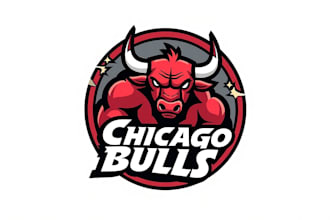 make an amazing chicago bull mascot logo  with unlimited revision