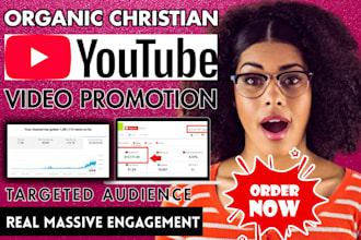 do organic christian youtube promotion for preaching, bible content channel SEO