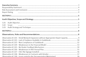 review and edit your internal audit reports