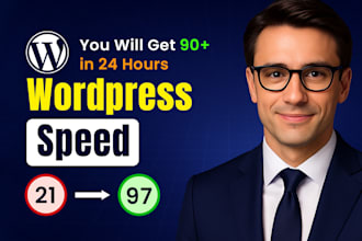premium wordpress website speed optimization 90 score in 24h