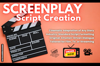 convert your novel, book, story or memoir into a professional screenplay script