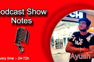 create SEO optimized podcast show notes to grow audiance