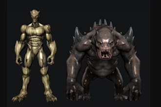 create custom posable action figures warhammer 40k model, optimized for 3d print