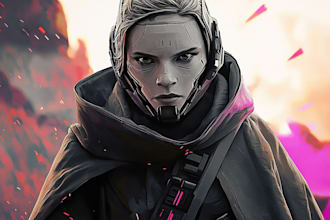draw sci fi, star wars, mecha, sprite dnd art