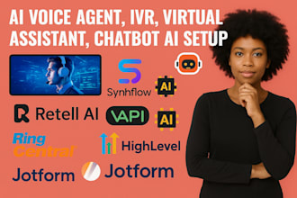 gohighlevel automation synthflow vapi ai calling agent ivr chatbot