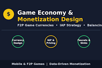 design your game economy and monetization system