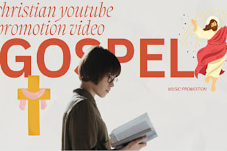 do organic christian youtube video promotion, gospel music promotion