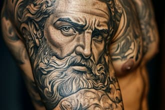 create unique and realistic an amazing custom tattoo designs