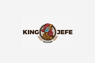 design rooster silhouette logo with a modern minimalist design