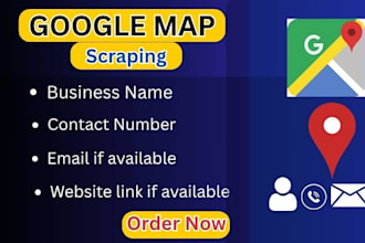 scrape google map data for business leads with emails