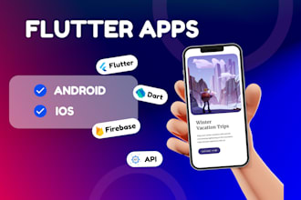 develop cross platform mobile app using flutter and firebase
