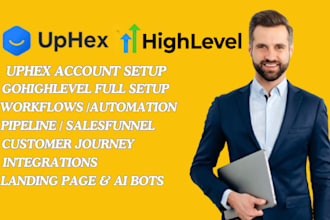 get uphex setup, facebook and google ads campaign with gohighlevel integration