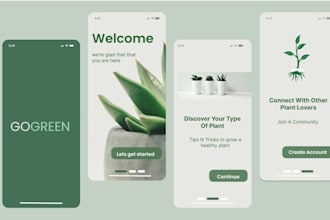 create modern user focused UI UX designs for mobile apps for ios android and web