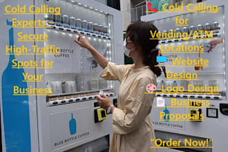 find vending and atm machine locations via cold calling