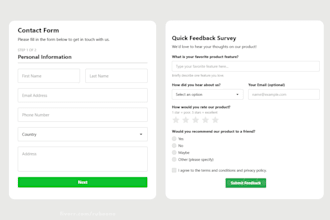 create custom wordpress form, contact booking multi step popup