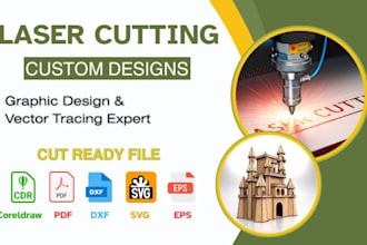 create industrial cnc drawing, dxf for laser cutting, mechining