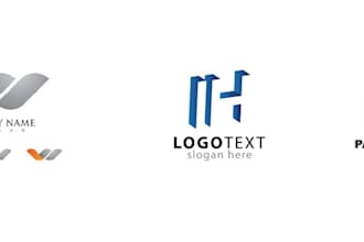 create modern wordmark logo design