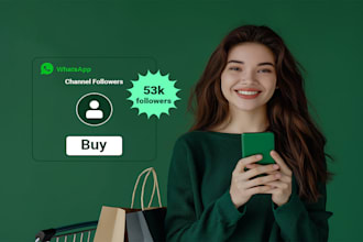 do fast channel promotion, whatsapp bulk member, organic real growth followers