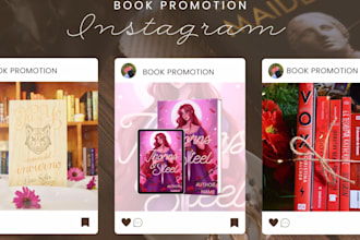 promote your book to thousands of book lovers on instagram