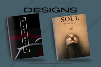 deliver premium eye catching cover designs for fiction, literature, history etc