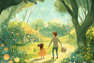 draw african american children story book illustration