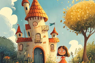 children story book illustration children picture book