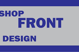 make awesome shop front, 3d  letter signage, yard sign, banners, business card