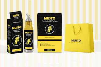 do product packaging design, box packaging or supplement label design with 3d