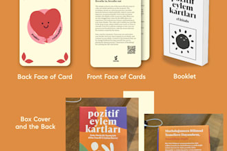 design card games for conversations, education