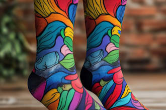 make custom and creative socks design