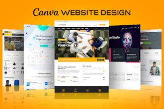 design a stunning canva website for your brand or business