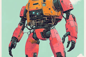 draw gundam, transformer, robot, armor, mecha art style