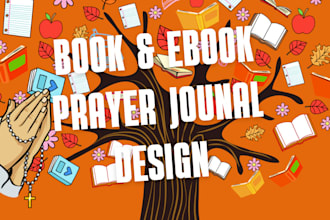 book design prayer journal workbook planner daily devotional book writer
