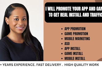 promote your app and game to get real installs and traffic
