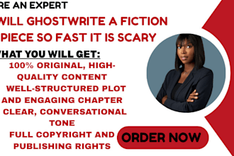 ghostwrite a fiction piece so fast it is scary