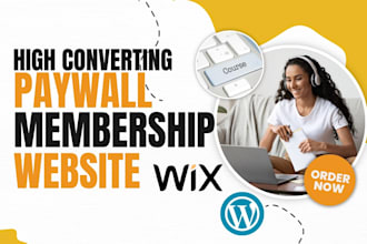 set custom booking website, paywall membership website for digital entrepreneurs