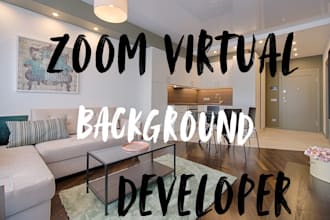 design professional zoom virtual backgrounds for meetings