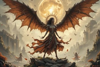 create an epic fantasy book cover design or ebook cover
