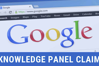 create google knowledge panel verified panel for personal brand or any category