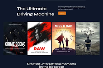 build a film production website or music production