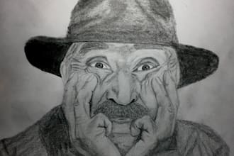 draw a realistic pencil portrait from your photo