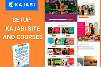 design and develop kajabi sales page landing page checkout, sales funnel