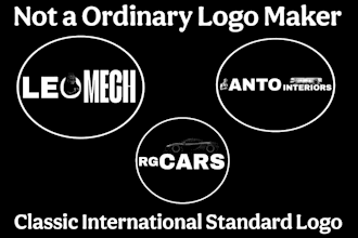 design a classic international standard logo for your brand