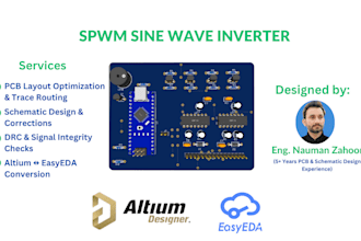 edit and optimize your existing pcb design and schematic in altium or easyeda