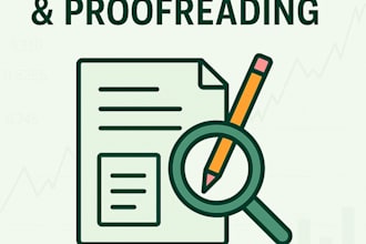 edit and proofread finance articles