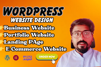 build wordpress website, redesign wordpress or business website