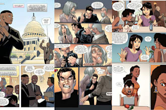draw quality graphic novel comic book art comic artist comic page nsfw cover